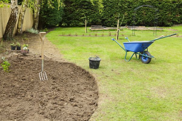 Pool Prep Yard Leveling in Shelton