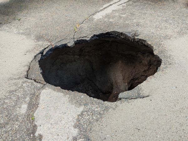 Sinkhole Repair in Shelton