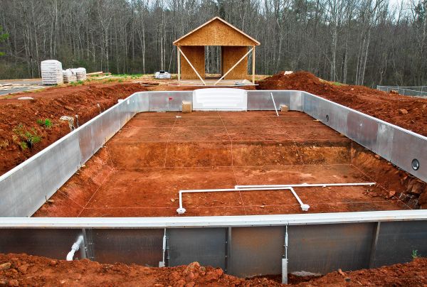 Pool Site Grading in Shelton