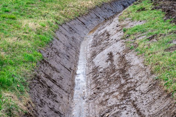 Cost of Drainage Ditch Construction in Shelton