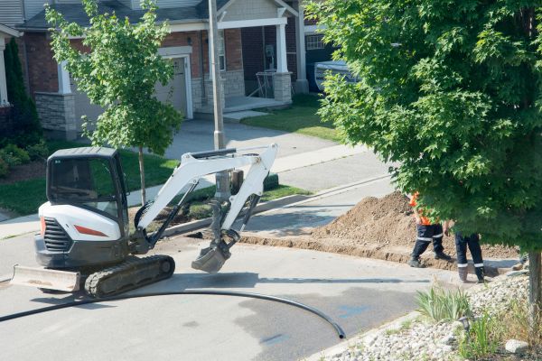 Electrical Line Trenching in Shelton